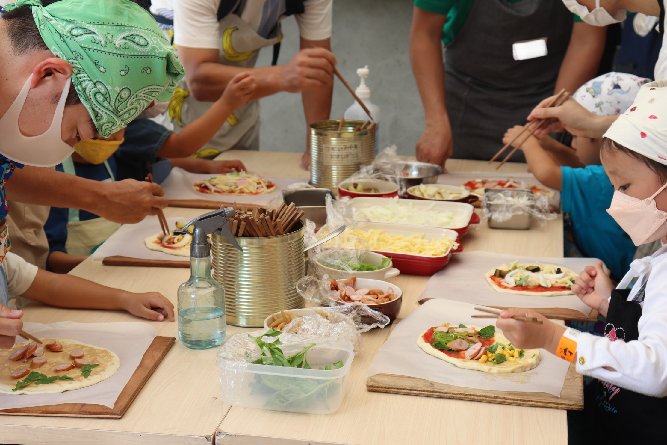10/16（日）『パパと一緒にわくわく料理体験！石窯ピザをつくろう』開催しました♪