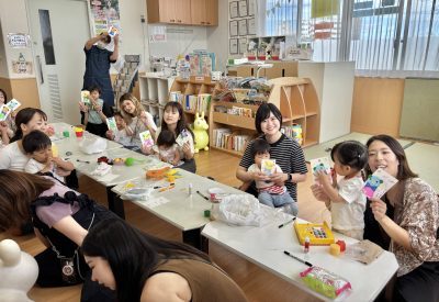 敬老の日企画～ハガキのメッセージカードを作ろう～(ドレミひろば)