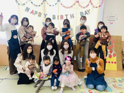 １・２・３月生まれのお誕生日会(ドレミひろば)