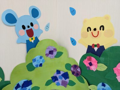 ☆スタッフと一緒に作ろう♪～６月の壁面飾り～☆(ドレミひろば)